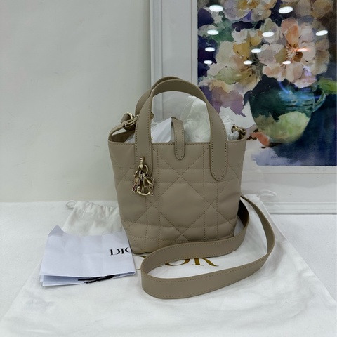 Dior 迪奧 Toujours垂直版小號/奶茶米色
