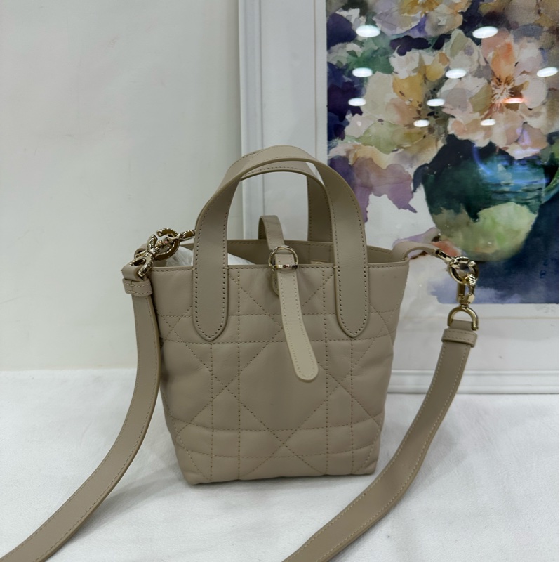 Dior 迪奧 Toujours垂直版小號/奶茶米色-2