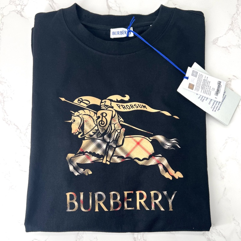 805 Burberry 騎士LOGO短袖 #男女可穿 #L號-1