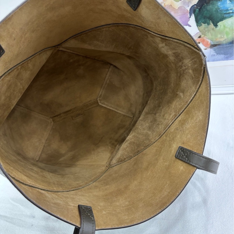 Loewe羅意威，Puzzle Fold橄欖綠中托特折疊包 25年-6