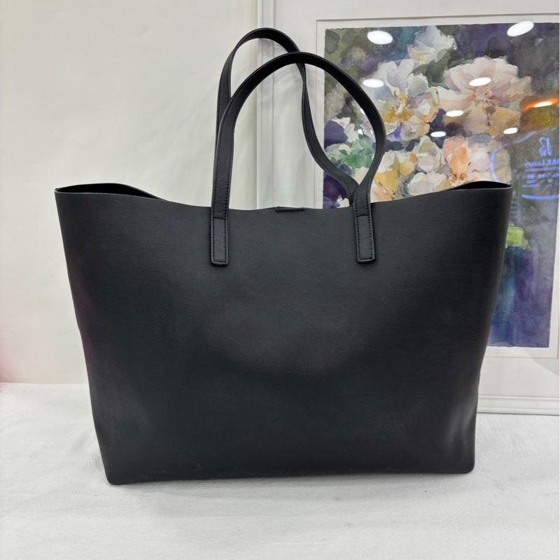 YSL聖羅蘭黑色子母托特包 缺子袋 19年 尺寸37*28*13cm-1