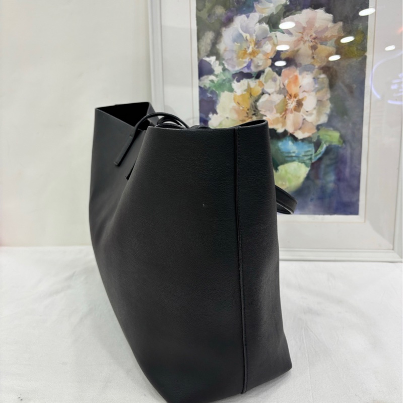 YSL聖羅蘭黑色子母托特包 缺子袋 19年 尺寸37*28*13cm-2