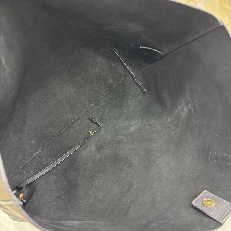 YSL聖羅蘭黑色子母托特包 缺子袋 19年 尺寸37*28*13cm-8