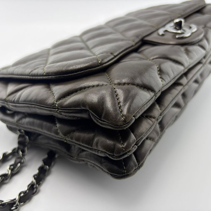 hanel（香奈兒）經典菱格紋翻蓋包-11