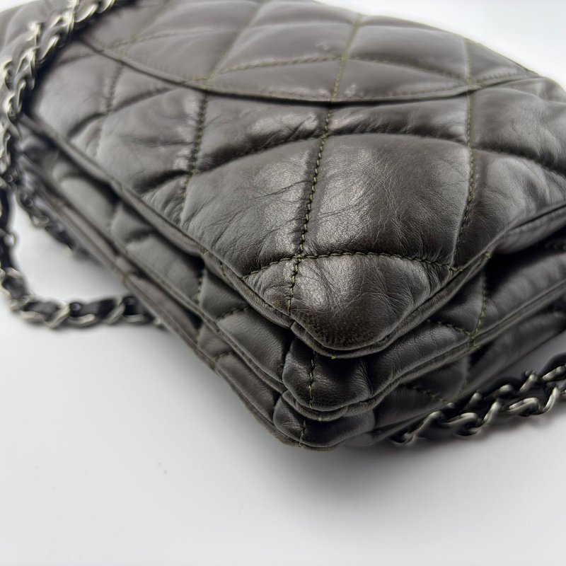 hanel（香奈兒）經典菱格紋翻蓋包-12