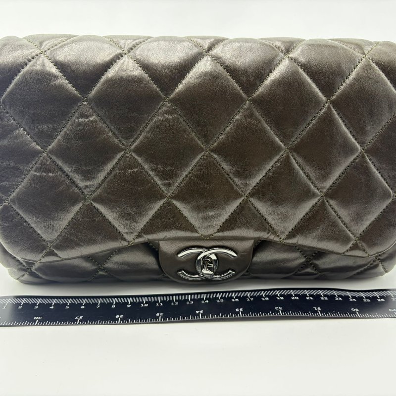 hanel（香奈兒）經典菱格紋翻蓋包-24