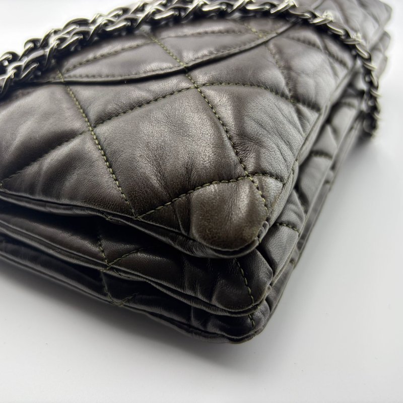 hanel（香奈兒）經典菱格紋翻蓋包-27