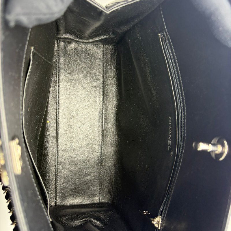 Chanel（香奈兒）菱格紋托特鍊條包-13