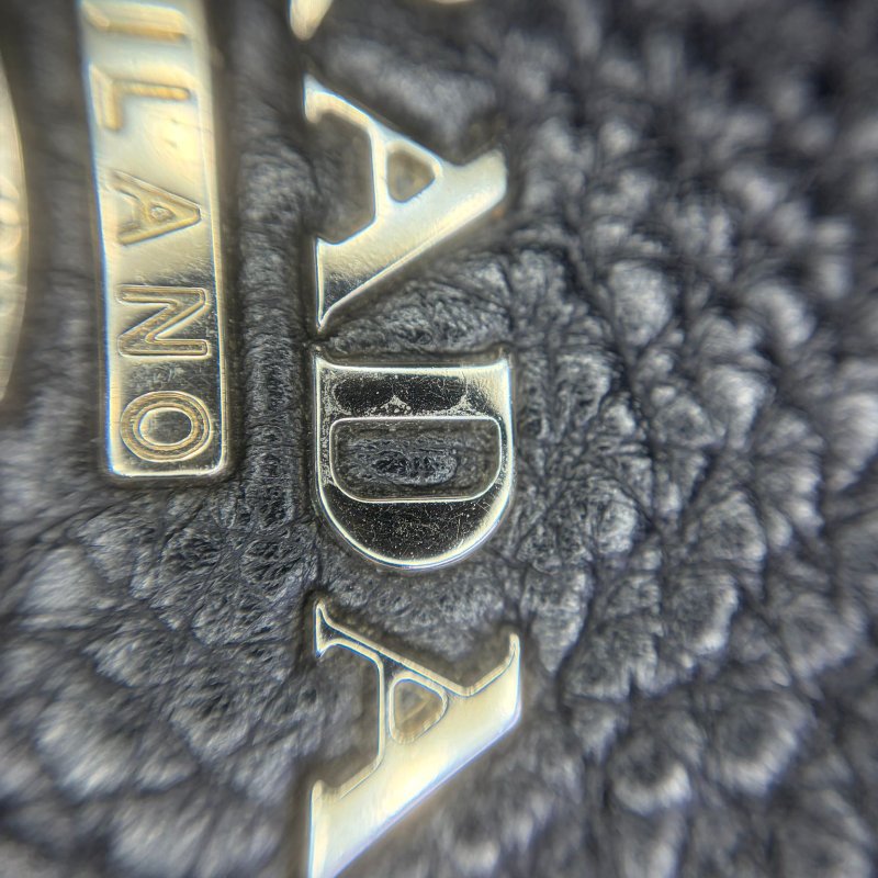 Prada（普拉達）經典荔枝紋牛皮月牙包-3