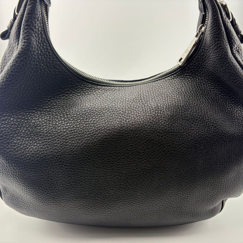 Prada（普拉達）經典荔枝紋牛皮月牙包-10