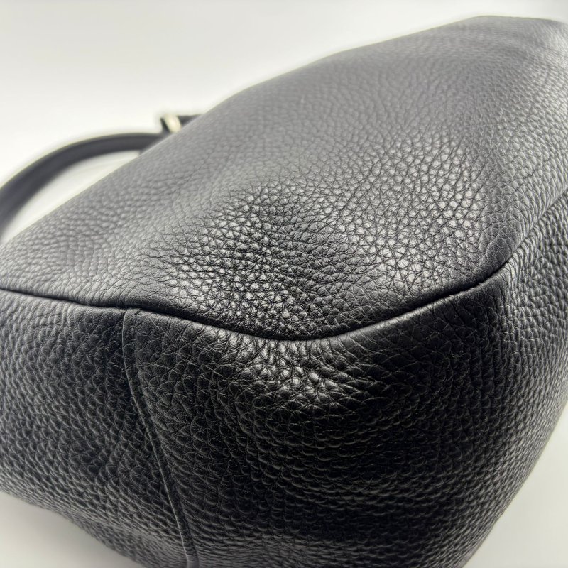 Prada（普拉達）經典荔枝紋牛皮月牙包-14