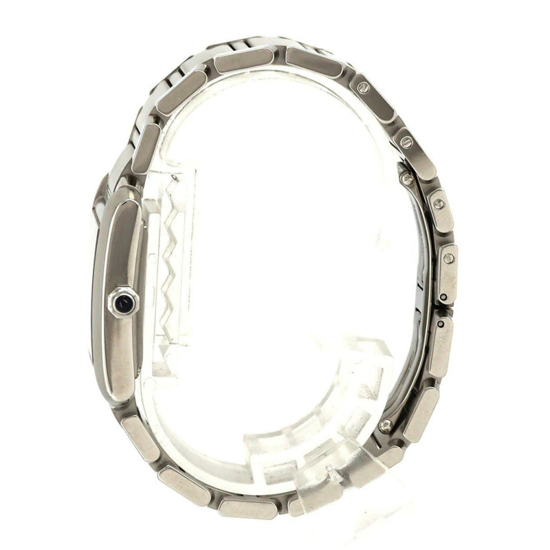 卡地亞 Tank Française LM W51002Q3 不鏽鋼自動腕錶-2