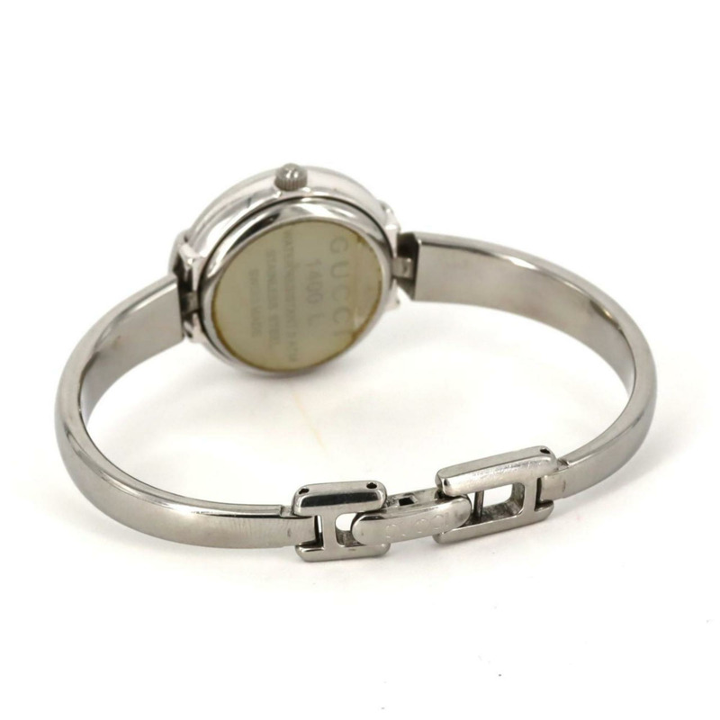 Gucci 1400L 中型不鏽鋼石英錶-3