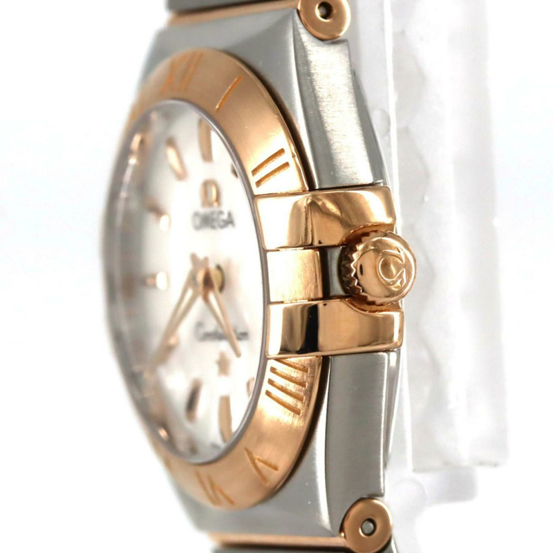 歐米茄星座系列磨砂玫瑰金雙色腕錶 123.20.24.60.05.001 SSxPG 石英機芯-2