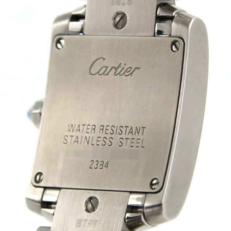 卡地亞 Tank Française SM W51008Q3 不鏽鋼石英錶-5