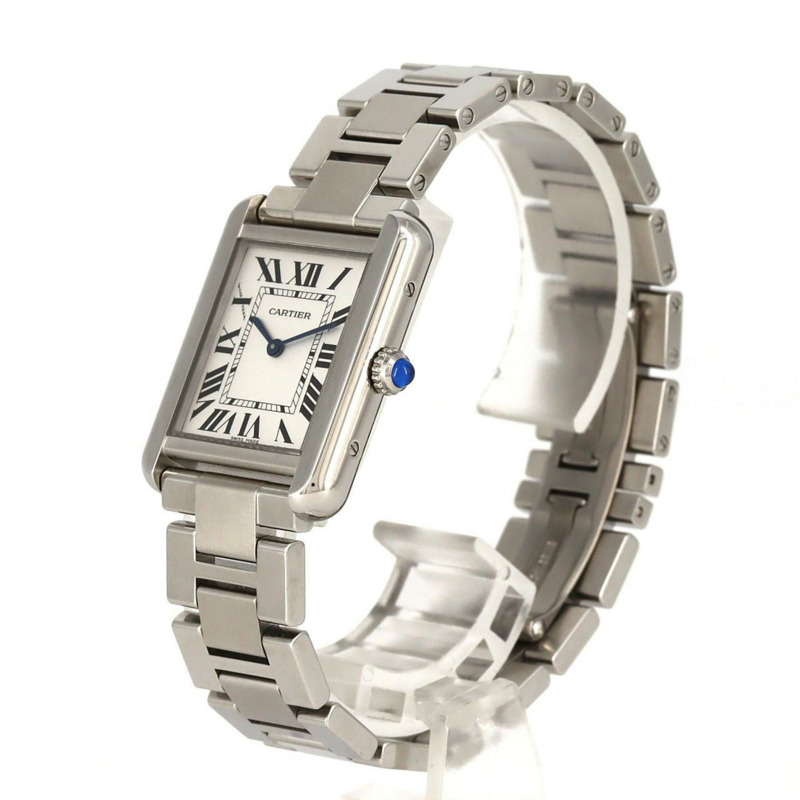 卡地亞 Tank Solo SM W5200013 不鏽鋼石英錶-1