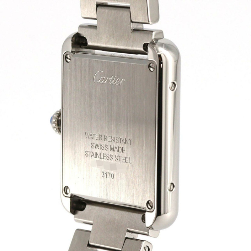 卡地亞 Tank Solo SM W5200013 不鏽鋼石英錶-5