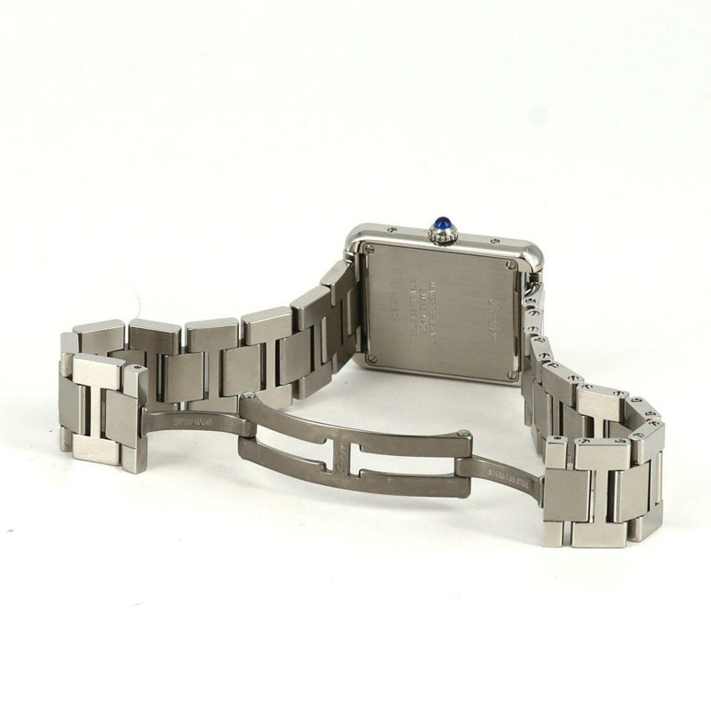 卡地亞 Tank Solo SM W5200013 不鏽鋼石英錶-6