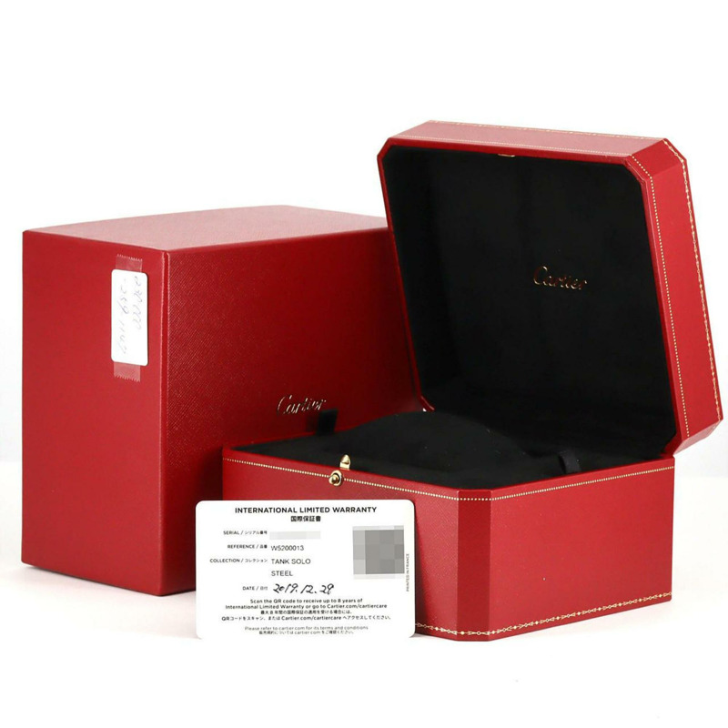 卡地亞 Tank Solo SM W5200013 不鏽鋼石英錶-7