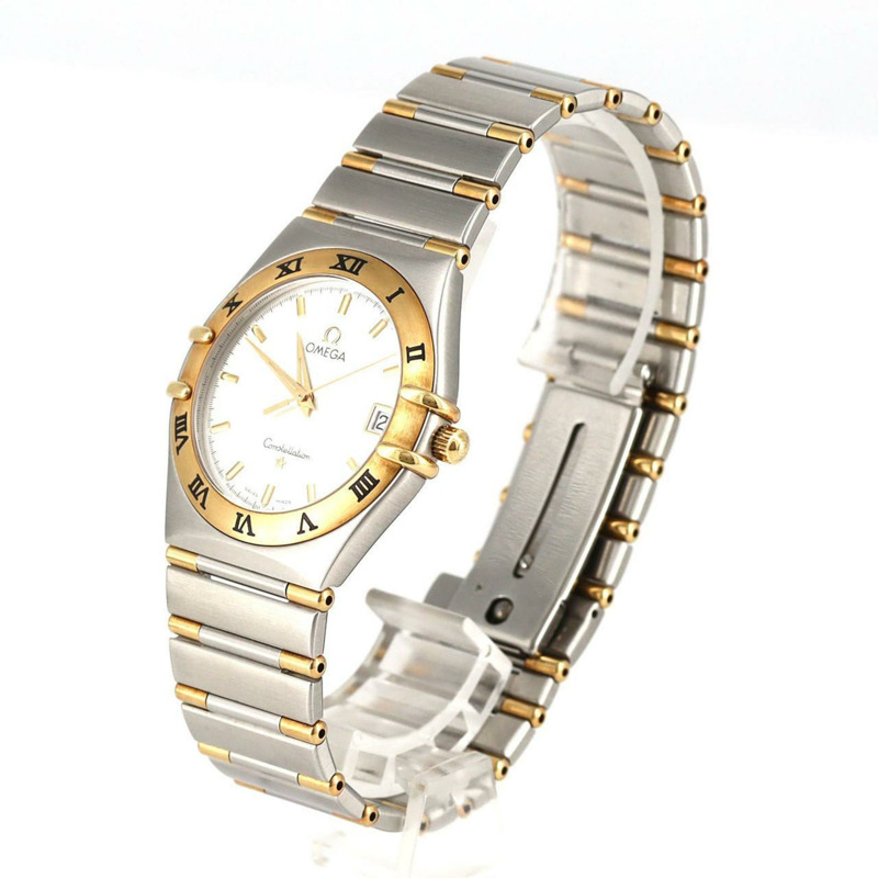 歐米茄星座系列雙色1312.30 SSxYG石英錶-1