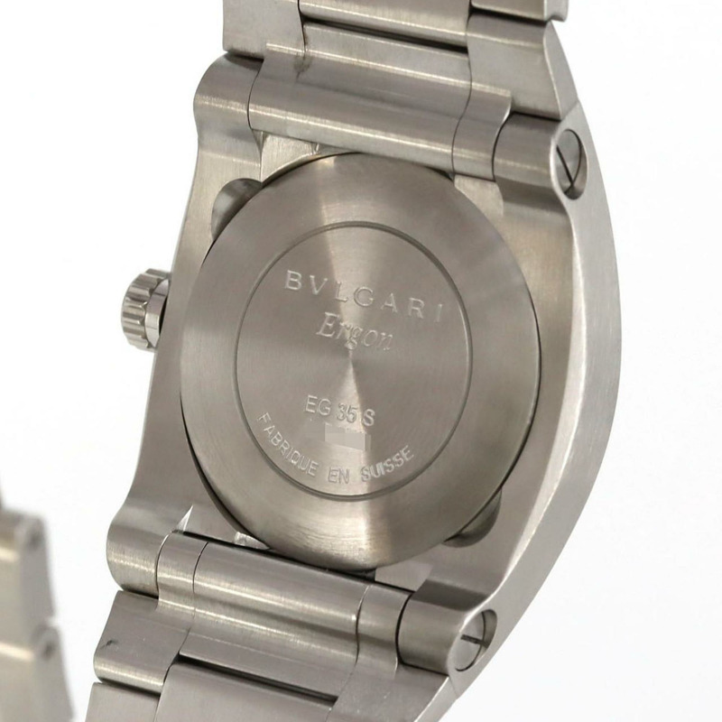 寶格麗 Ergon EG35S EG35BSSD AT 不鏽鋼自動腕錶-6