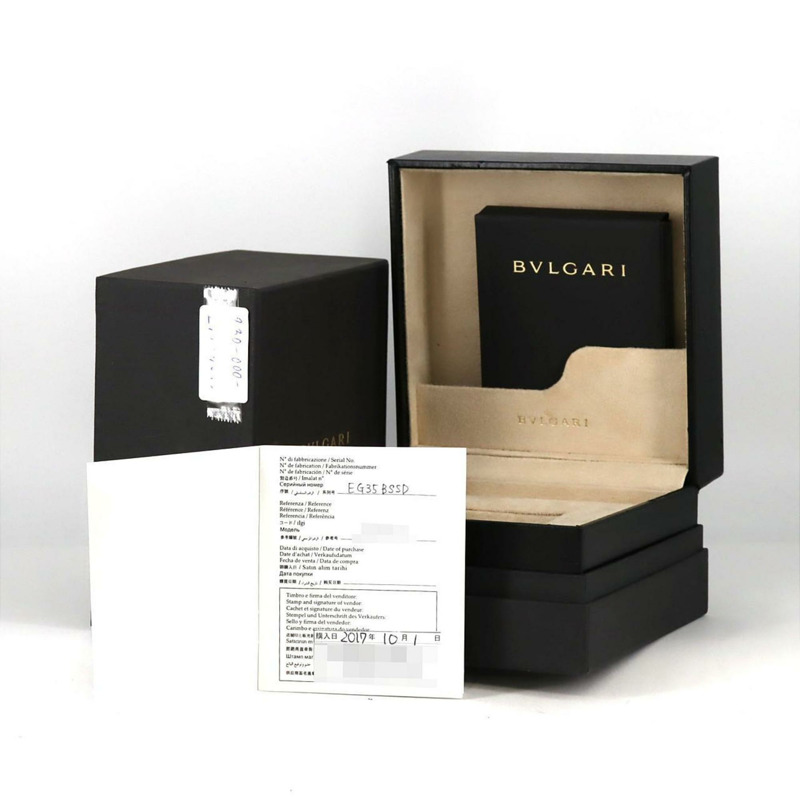 寶格麗 Ergon EG35S EG35BSSD AT 不鏽鋼自動腕錶-8