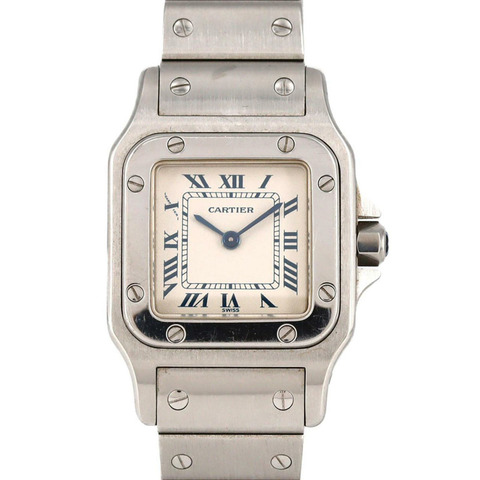 卡地亞 Santos Galbe SM W20017D6 不鏽鋼石英錶