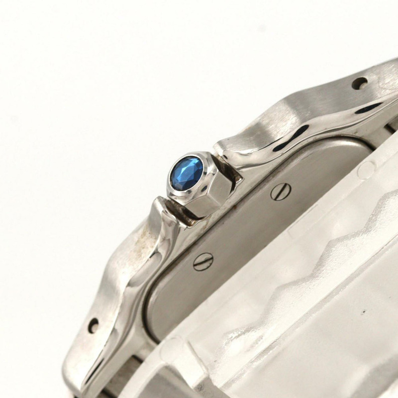 卡地亞 Santos Galbe SM W20017D6 不鏽鋼石英錶-2