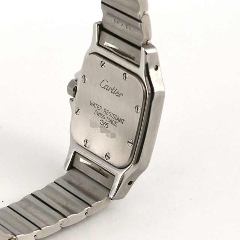 卡地亞 Santos Galbe SM W20017D6 不鏽鋼石英錶-4