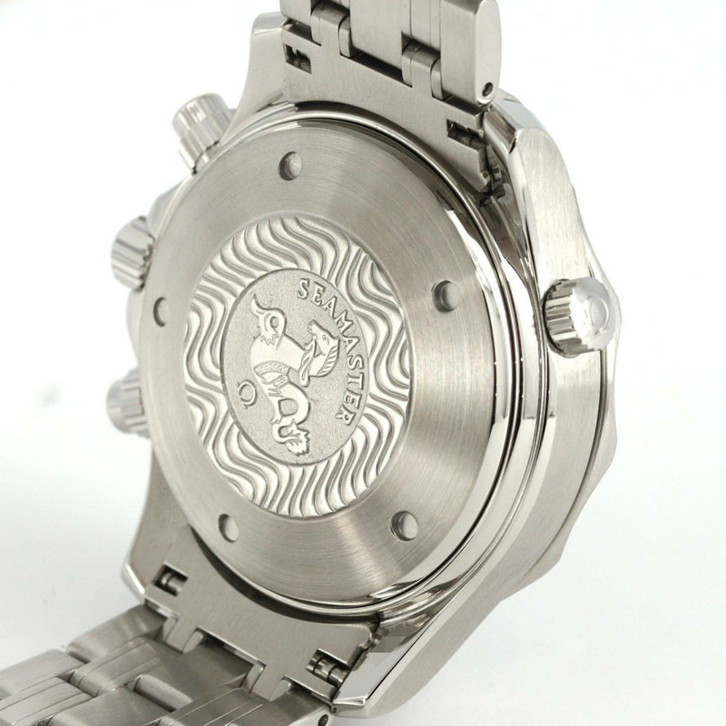 歐米茄海馬系列專業計時碼錶 2599.80 不鏽鋼自動腕錶-4