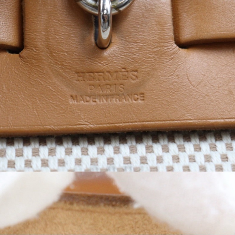Hermes Herbag 31 金棕銀釦-14