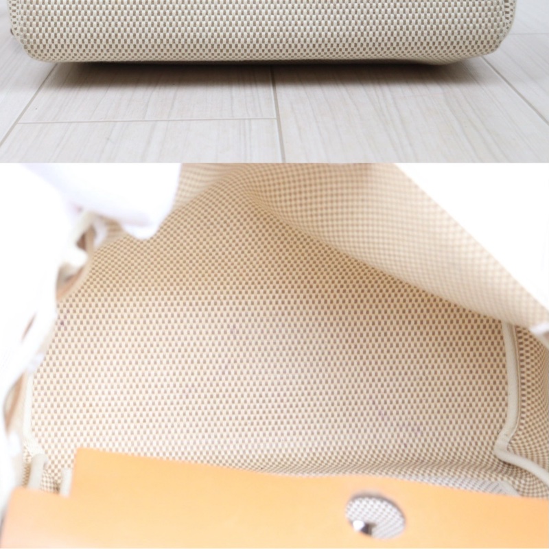 Hermes Herbag 31 金棕銀釦-19