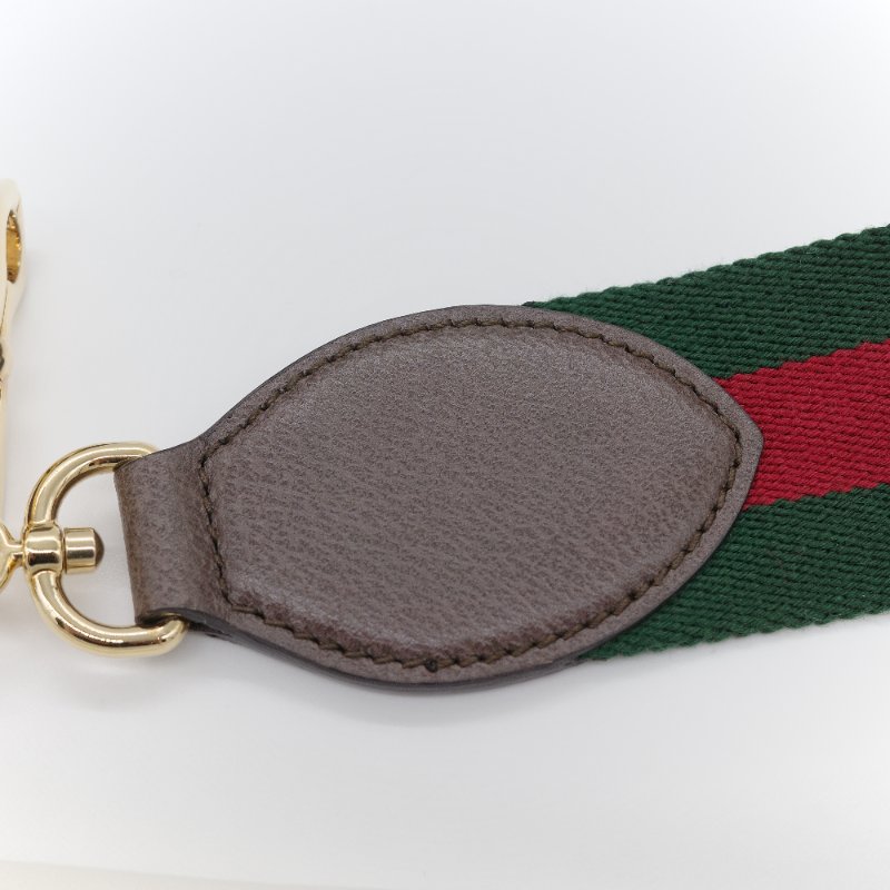 Gucci 古馳 經典GG Supreme 帆布印花 綠紅綠織帶 皮革飾邊 拉鍊手提包 化妝箱 郵差包 斜挎包 手提包-17