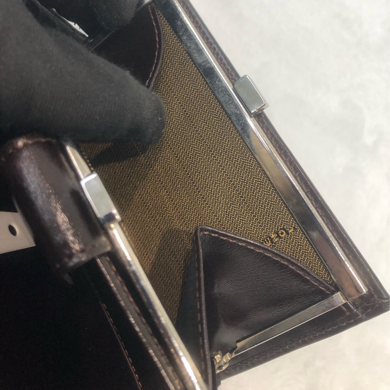 FENDI 老花中短夾 XB453-11