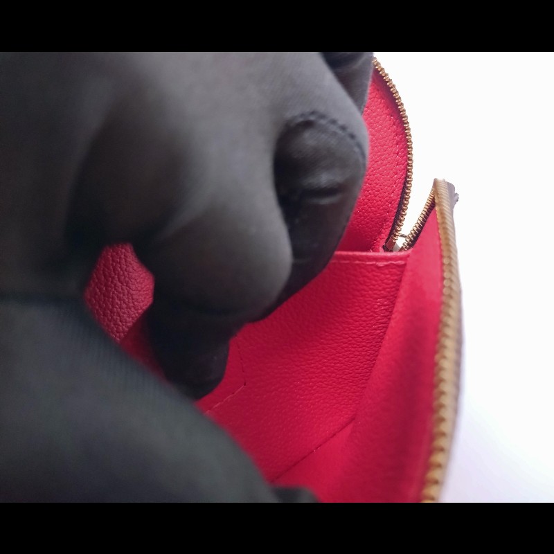 LV 咖啡色格子小化妝包-10