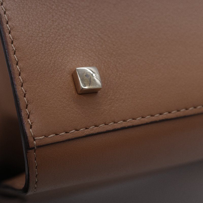 (氣質加分♥️絕對貌美)Delvaux 德爾沃 Tempête MM 焦糖棕色 牛皮 肩背包 手提包 專櫃 253,000-10