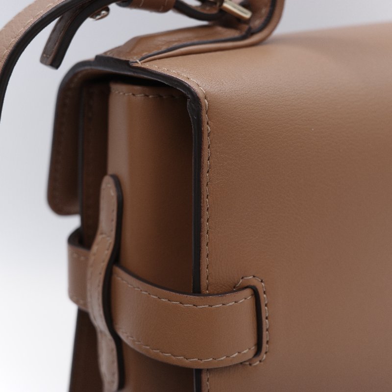 (氣質加分♥️絕對貌美)Delvaux 德爾沃 Tempête MM 焦糖棕色 牛皮 肩背包 手提包 專櫃 253,000-15