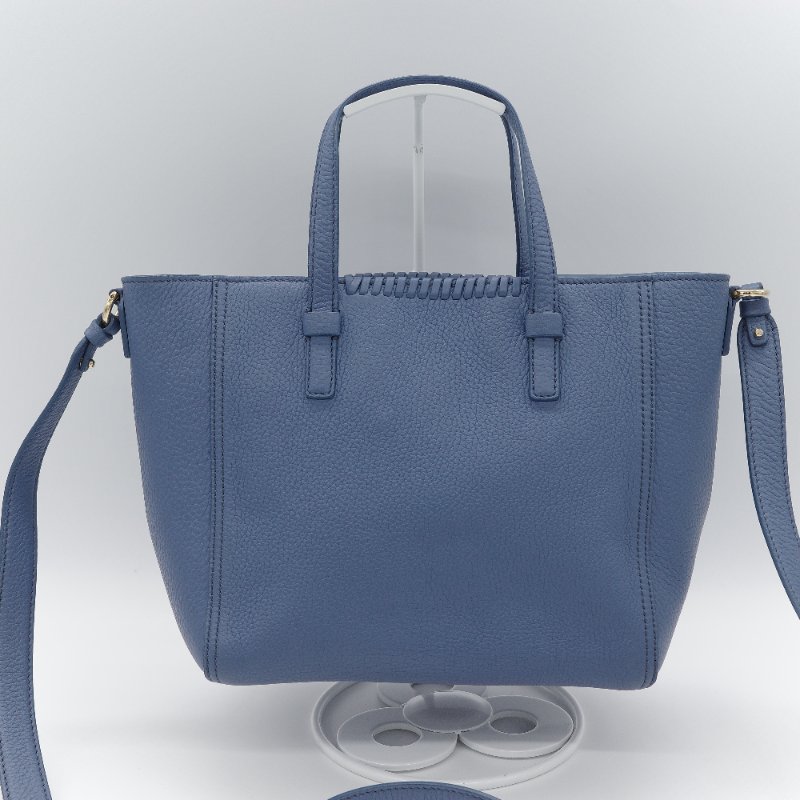Salvatore Ferragamo 菲拉格慕 Marta 海藍色 紫藍色 粒面牛皮 手提包 肩背包 托特包-3