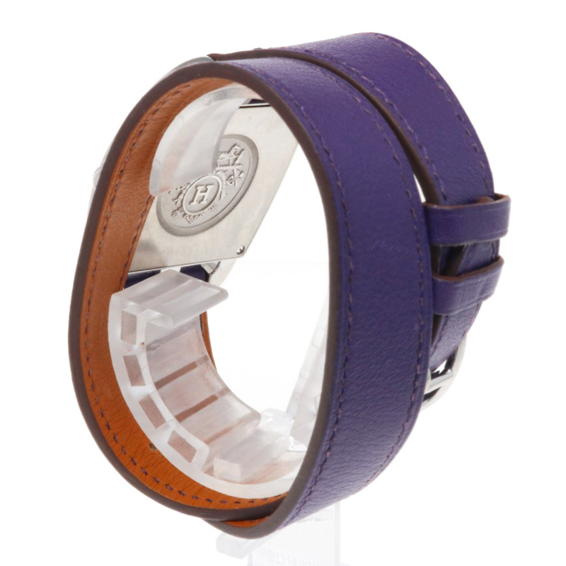 二手愛馬仕 Cape Cod 手錶，不鏽鋼 CT1.710 石英機芯，女士款。-4