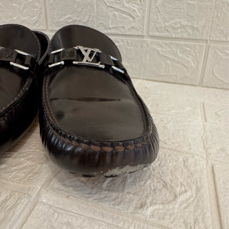 LV咖色銀logo豆豆鞋 超好穿❤️-5