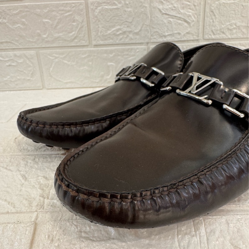 LV咖色銀logo豆豆鞋 超好穿❤️-6