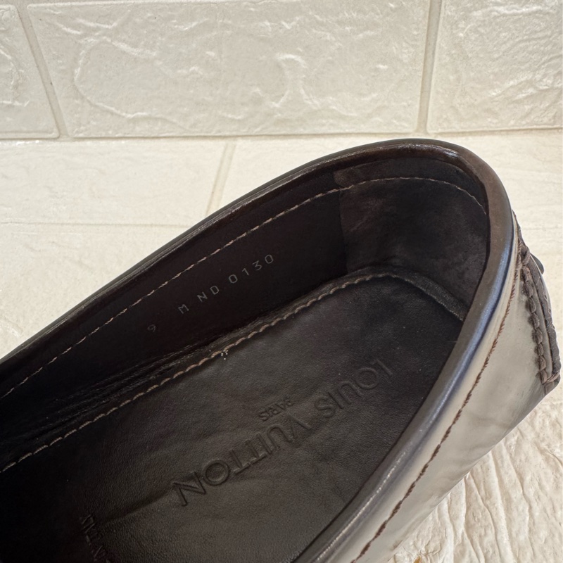 LV咖色銀logo豆豆鞋 超好穿❤️-15