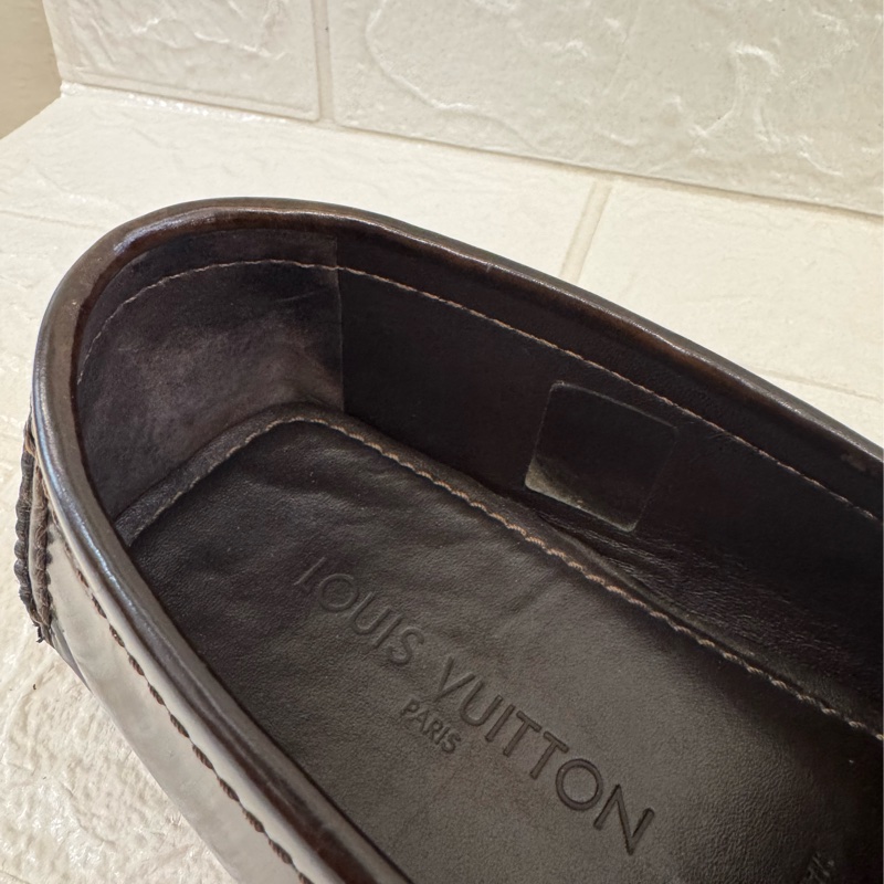 LV咖色銀logo豆豆鞋 超好穿❤️-16