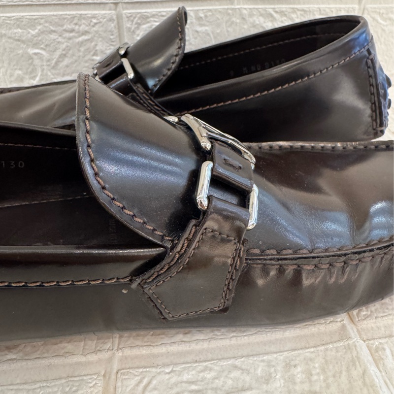 LV咖色銀logo豆豆鞋 超好穿❤️-19