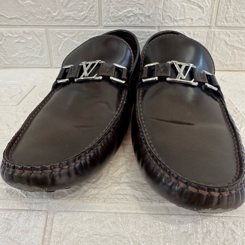 LV咖色銀logo豆豆鞋 超好穿❤️-21