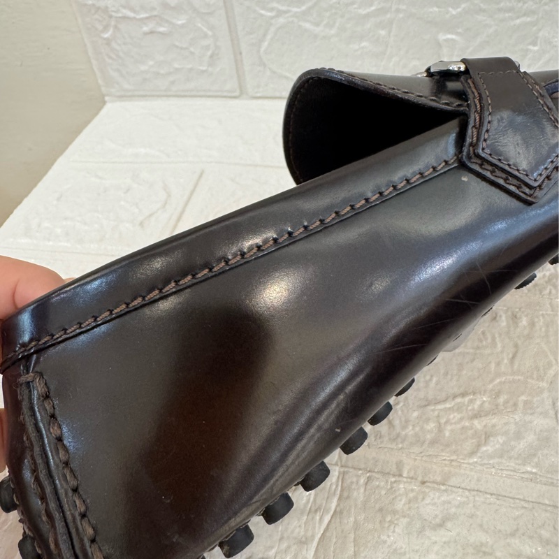 LV咖色銀logo豆豆鞋 超好穿❤️-22