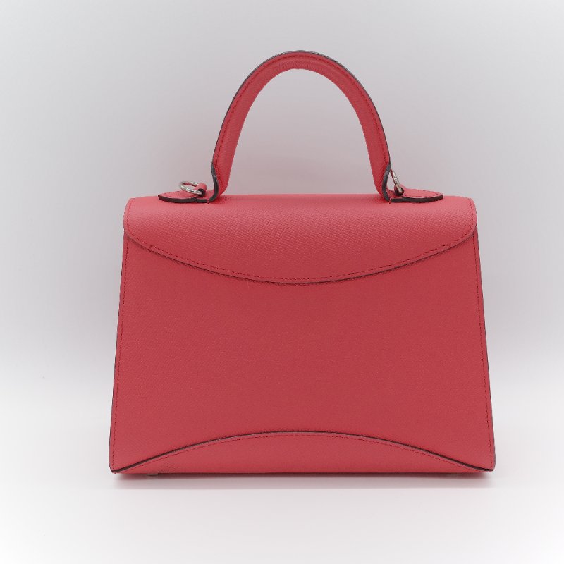 Moynat 莫奈 Gabrielle PM 杜鵑紅 小牛皮 單肩包 手提包 專櫃 137,000-5