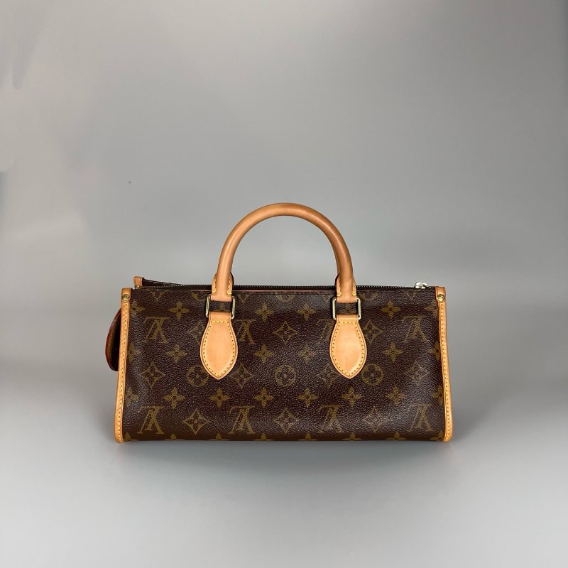 LV M40009 老花雙金球三角手提包-0