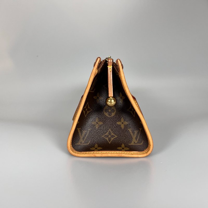 LV M40009 老花雙金球三角手提包-2