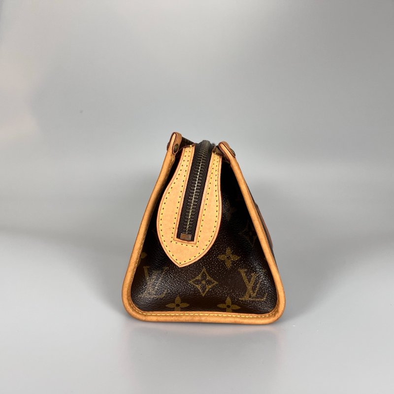 LV M40009 老花雙金球三角手提包-3